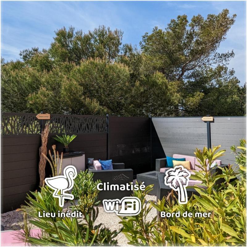 L'Instant Mer - Bord De Mer - Studio Avec Grand Jardin A La Capte Hyères Exterior foto