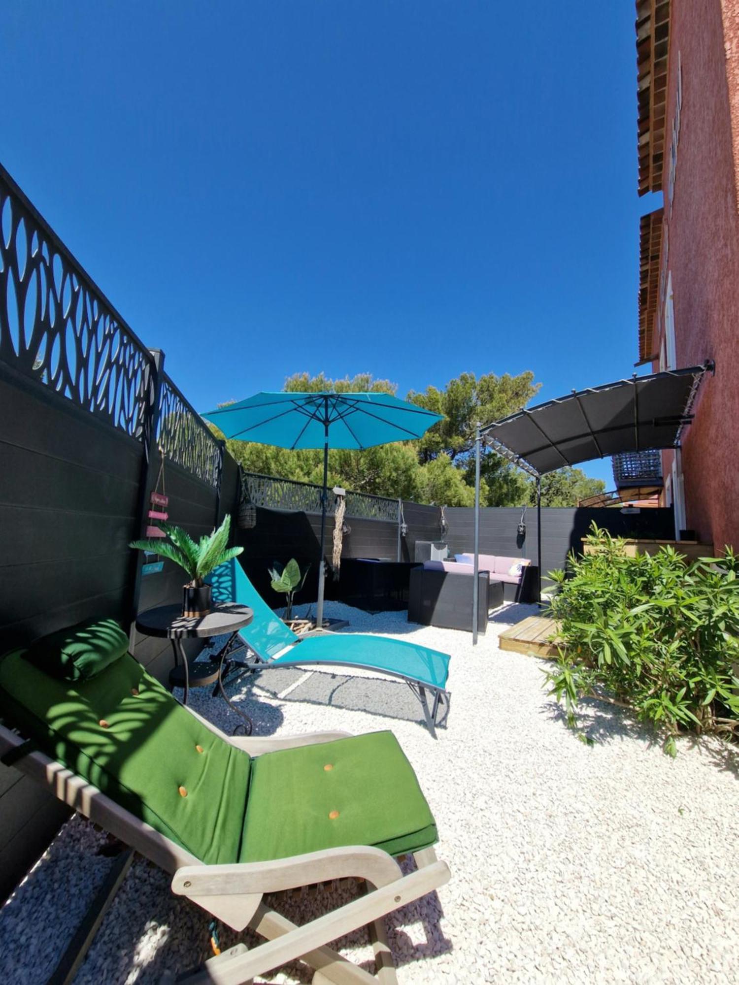 L'Instant Mer - Bord De Mer - Studio Avec Grand Jardin A La Capte Hyères Exterior foto